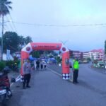Polres Tana Toraja Hadir Humanis di Car Free Day, Personel Beri Rasa Aman kepada Masyarakat