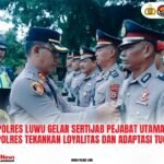 Polres Luwu Gelar Sertijab Pejabat Utama, Kapolres Tekankan Loyalitas dan Adaptasi Tugas