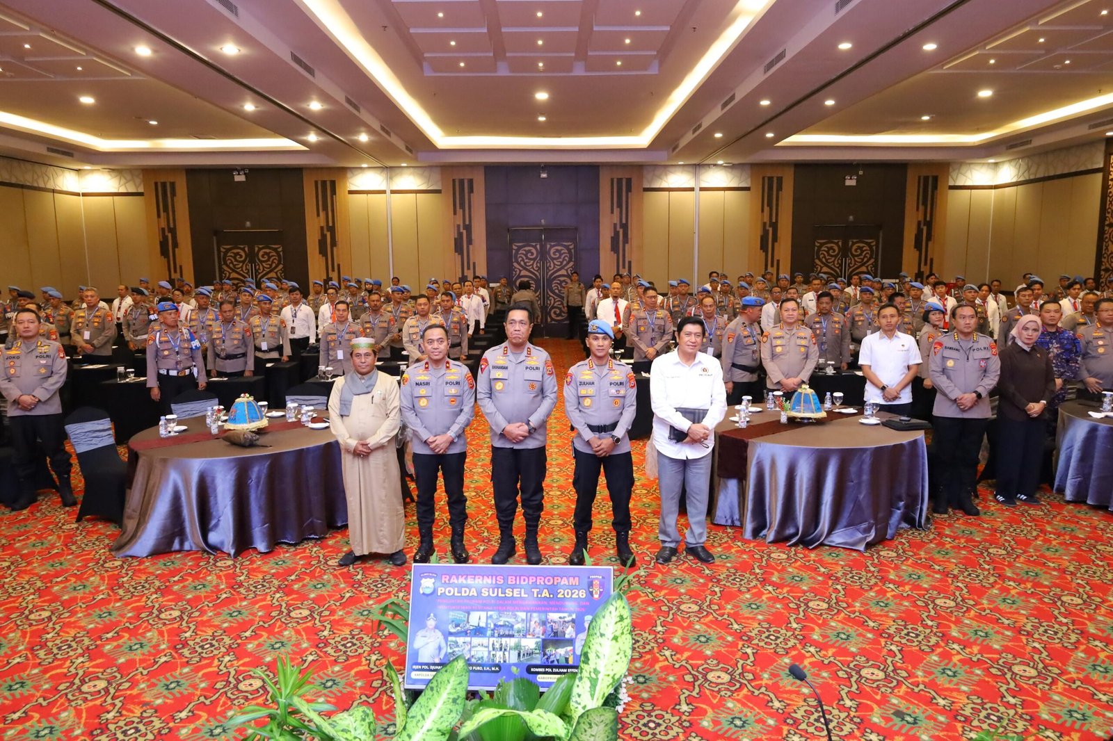 Perkuat Pengawasan Internal, Kapolda Sulsel Buka Rakernis Bidpropam 2026