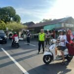 Pengaturan pagi, Sat Lantas Polres Parepare Berikan Perlindungan dan Rasa Aman Bagi Pengendara