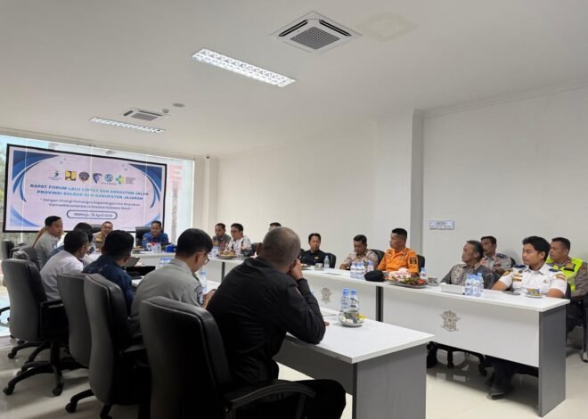 Optimalisasi Keselamatan, Dirlantas Pimpin Rapat LLAJ, Bahas 7 Program Strategis Tata Lalin