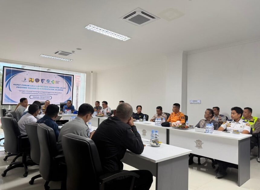 Optimalisasi Keselamatan, Dirlantas Pimpin Rapat LLAJ, Bahas 7 Program Strategis Tata Lalin