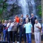 Promosikan Potensi Alam, Kapolda Sulbar Bareng PJU Jelajahi Keindahan Air Terjun Tamasapi