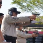Eksebisi Menembak Forkopimda Warnai Keseruan HUT Bhayangkara ke-80 di Polda Sulbar
