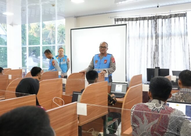 Kapolda Sulbar Tinjau Langsung Tes CAT Psikologi, Tegaskan Seleksi Bersih dan Transparan
