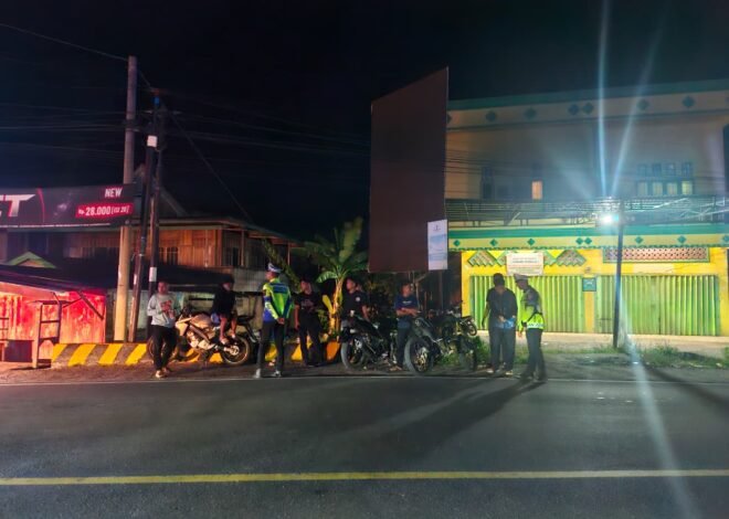Patroli Tertib Berkeselamatan, Ditlantas Polda Sulbar Gencarkan Edukasi di Malam Hari