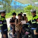 Stop Pelanggaran di Usia Dini, PJR Ditlantas Polda Sulbar Gencarkan Edukasi Tertib Berkendara di Kalangan Pelajar