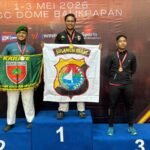 Bripda Risaldi Kembali Harumkan Nama Polda Sulbar, Tambah Koleksi Emas di Ajang Karate Piala Menhan RI
