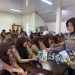 Ditlantas Polda Sulbar Sasar Pelajar, Sosialisasikan Keselamatan Berlalu Lintas di SMKN 1 Rangas