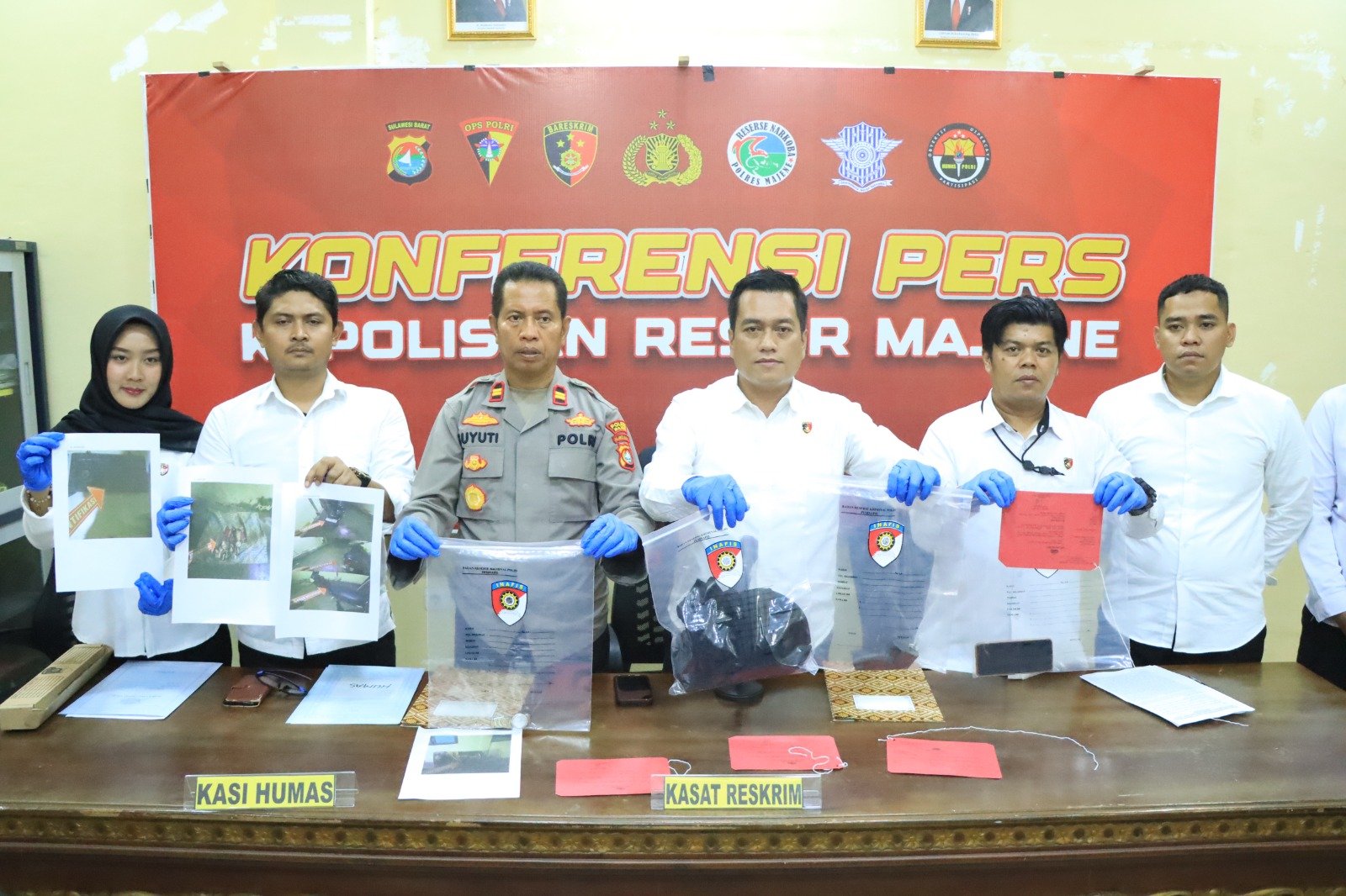 Lewat Konferensi Pers, Polres Majene Beberkan Motif Pembunuhan Lansia di Majene, Berawal dari Perselisihan Utang