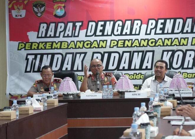Kapolda Sulbar Pimpin Rapat Dengar Pendapat, Kupas Tuntas Penanganan Perkara Korupsi