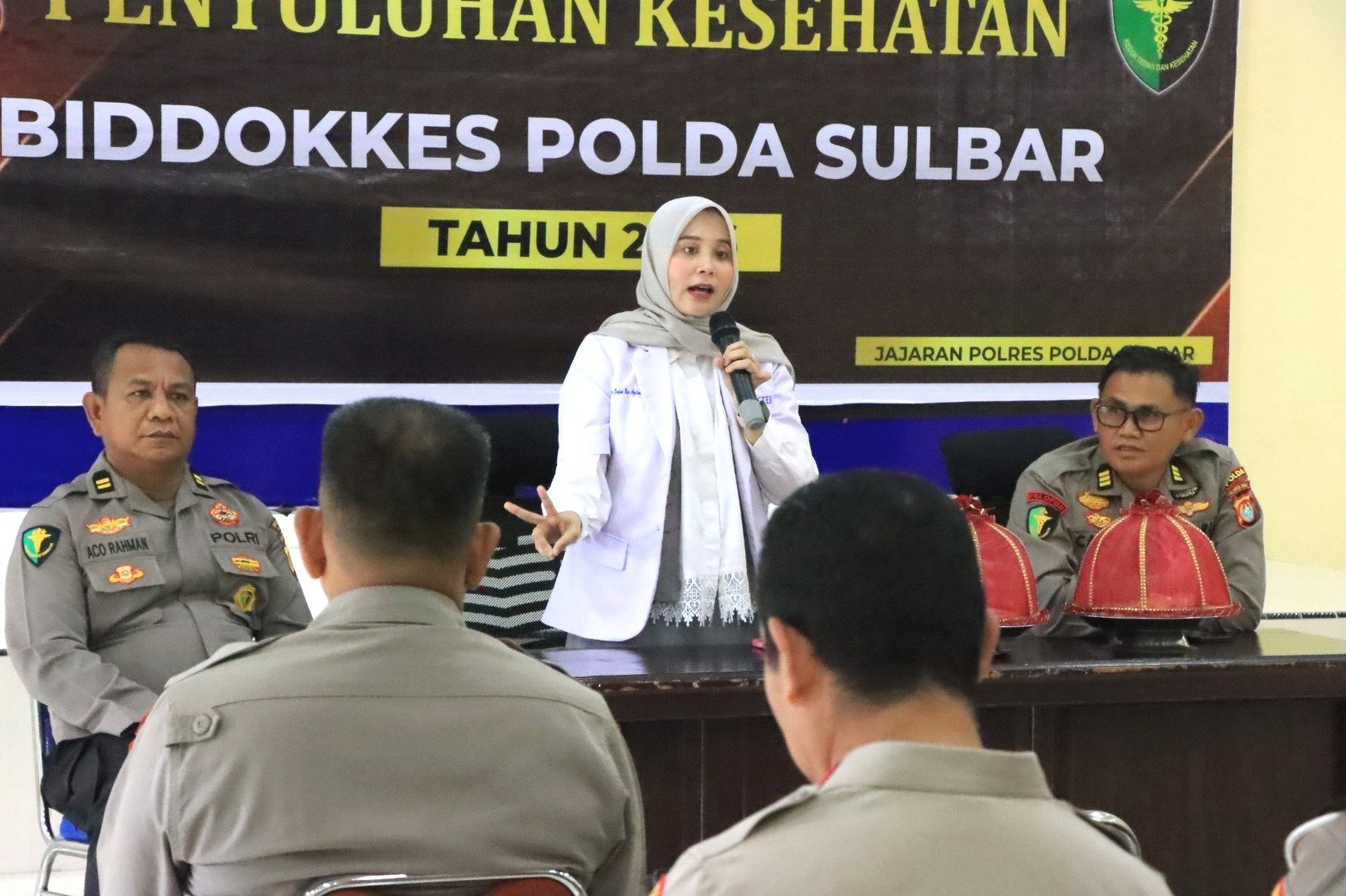 Bid Dokkes Polda Sulbar Gelar Penyuluhan Jantung dan Hipertensi di Polres Majene, Jaga Kesehatan Personel