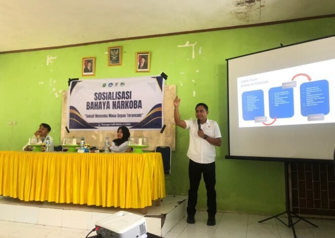 Sinergi Edukasi Anti Narkoba, Polres Luwu Bersama BNN dan Mahasiswa KKN Sambangi Sekolah