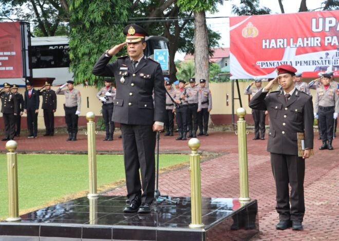 Kobarkan Semangat Pancasila, Polres Luwu Gelar Upacara Hari Lahir Pancasila 2026