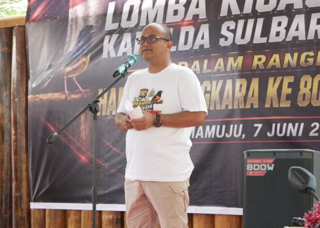 Kapolda Sulbar Buka Lomba Kicau Mania, Semarak Hari Bhayangkara ke-80