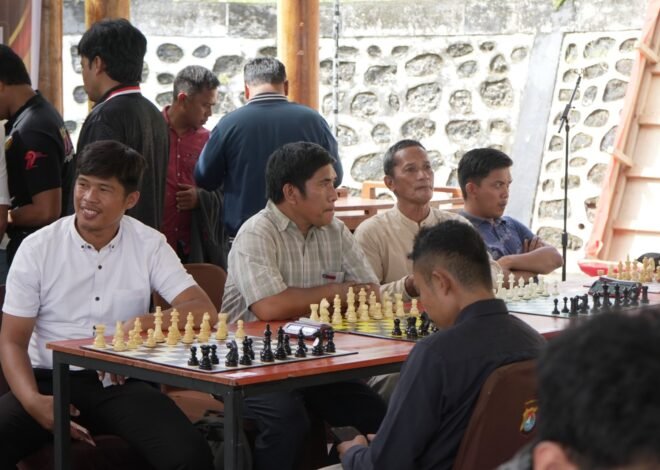 Turnamen Catur Polda Sulbar Warnai HUT Bhayangkara ke-80, 84 Peserta Adu Strategi dan Ketangkasan