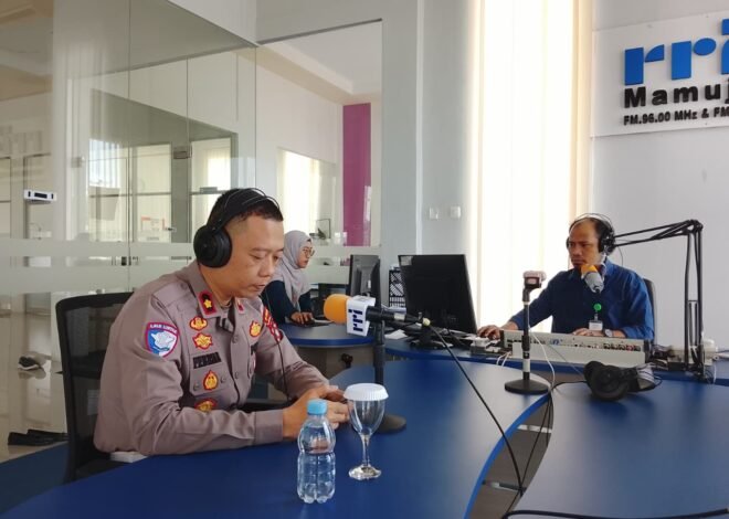Polantas Menyapa, Dialog Interaktif di RRI Mamuju Bahas Strategi Tekan Angka Kecelakaan di Sulbar