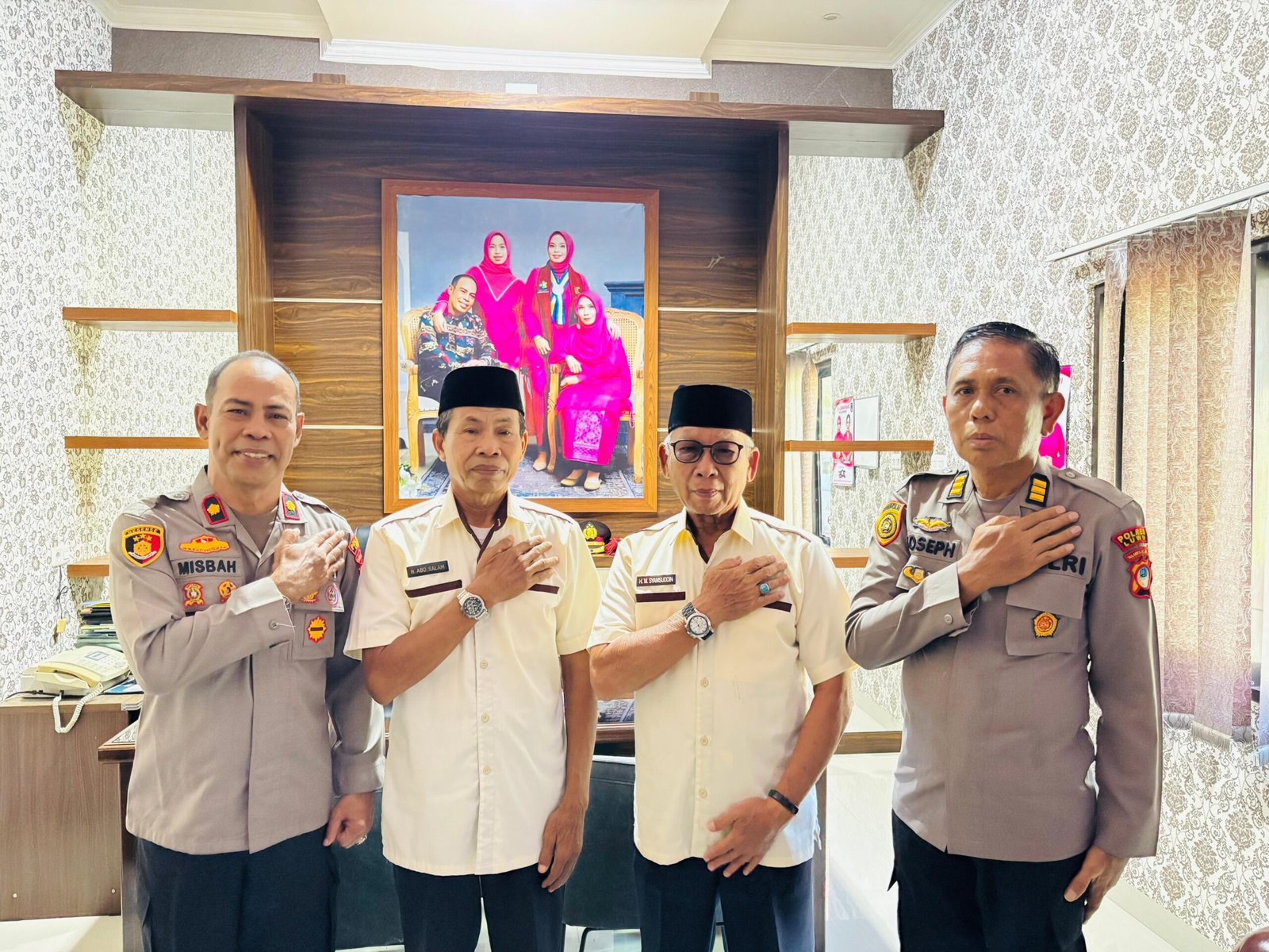 Polres Luwu Perkuat Silaturahmi dengan PP Polri, Bahas Sinergi Peringatan HUT Bhayangkara ke-80 dan HUT PP Polri
