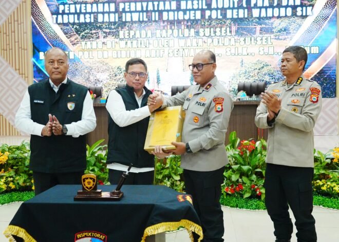 Wakapolda Sulsel Hadiri Taklimat Akhir Audit Kinerja Itwasum Polri Tahap II T.A. 2026