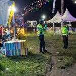 Polantas Menyapa, Satuan PJR Ditlantas Polda Sulbar Jaga Keamanan Malam Hari