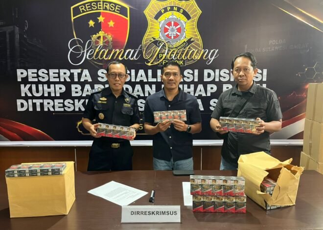 Geral Cepat Tindak Lanjuti Laporan Masyarakat, Polda Sulbar Gerebek Gudang Rokok Diduga Tanpa Izin di Polman