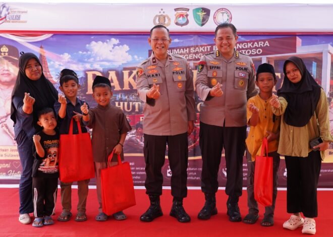 Semarak Bhayangkara Ke-80, Wakapolda Sulbar Buka Kegiatan Bakti Kesehatan: Polri Hadir Melayani dan Menjaga Kesehatan Warga