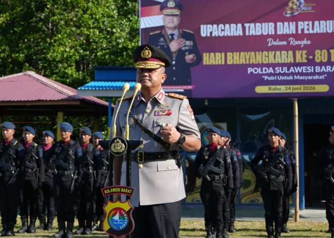 Kapolda Sulbar Pimpin Tabur Bunga di Pangkalan Polairud, Jaga Warisan Perjuangan Maritim