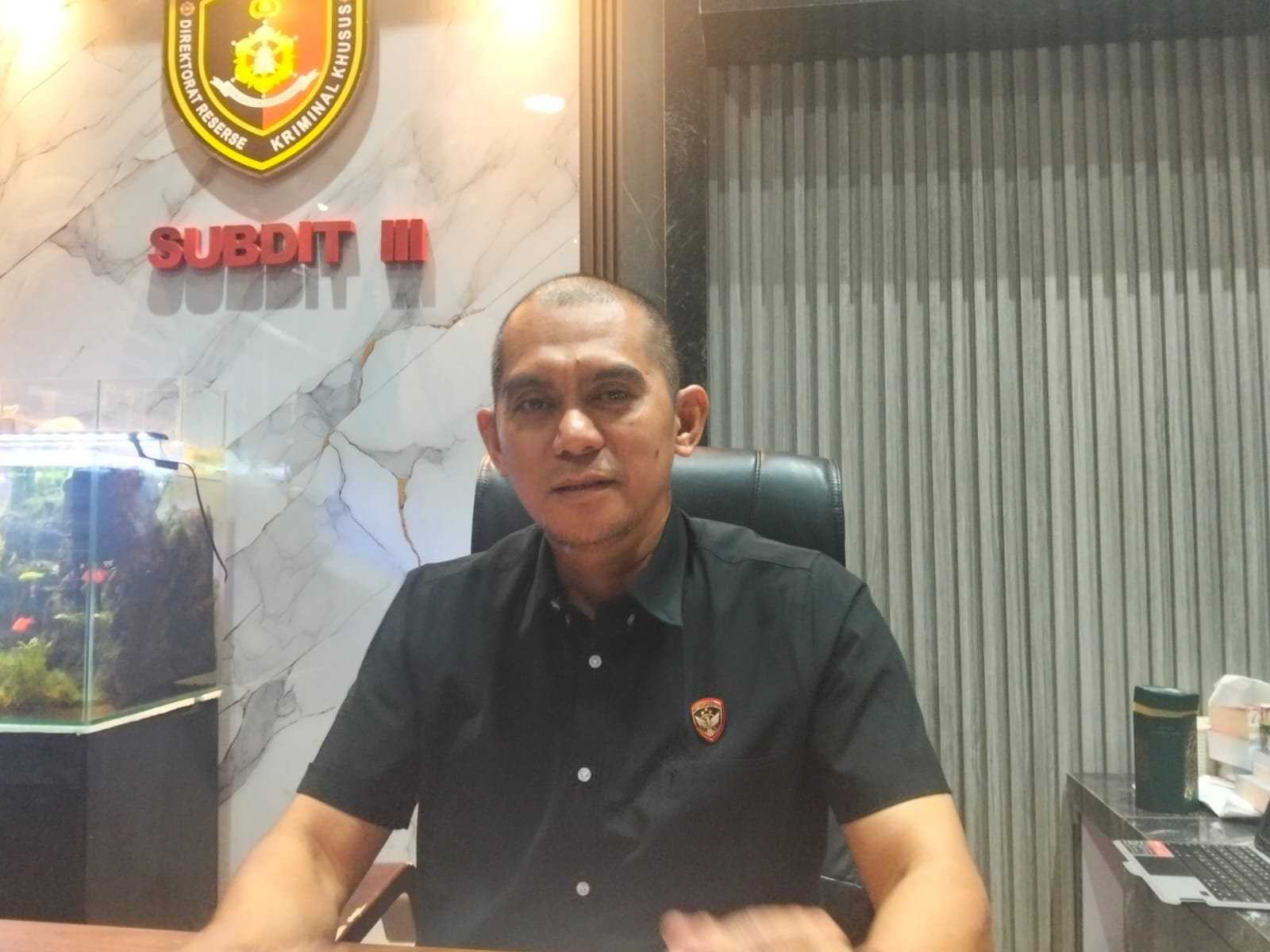 Kasubdit Tipidkor Polda Sulsel Sampaikan Ucapan Selamat HUT Media Jurnal Bhayangkara