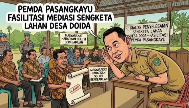 Pemda Pasangkayu Fasilitasi Mediasi Sengketa Lahan Desa Doda, Masyarakat Harapkan Solusi Berkeadilan
