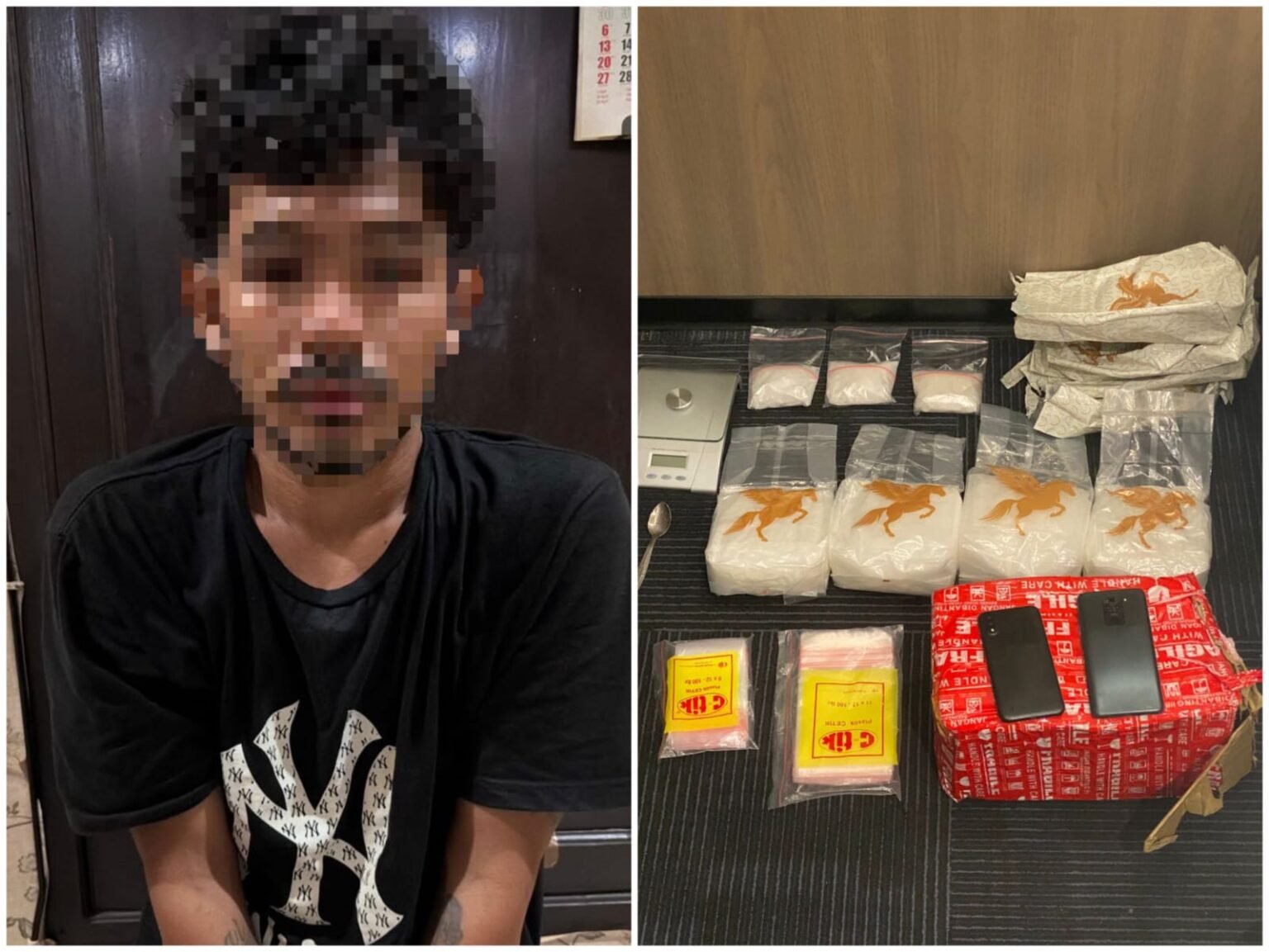 Ditresnarkoba Polda Sulsel Ungkap Jaringan Narkotika Lintas Provinsi, Dua Pelaku Diamankan dengan Barang Bukti 4,4 Kg Sabu