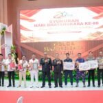 Luapan Kebahagiaan dan Kebersamaan Warnai Syukuran HUT Bhayangkara ke‑80 Polda Sulbar