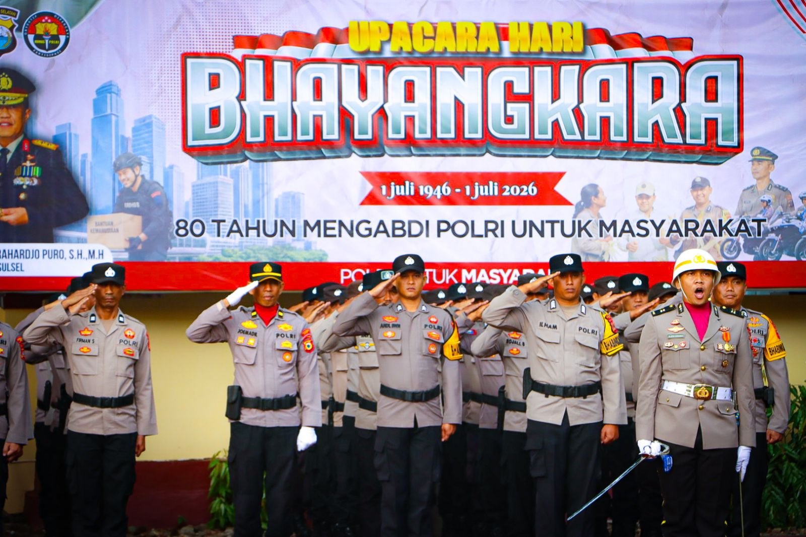 Delapan Dekade Mengabdi, Polres Luwu Teguhkan Komitmen “Polri untuk Masyarakat” pada Peringatan Hari Bhayangkara ke-80
