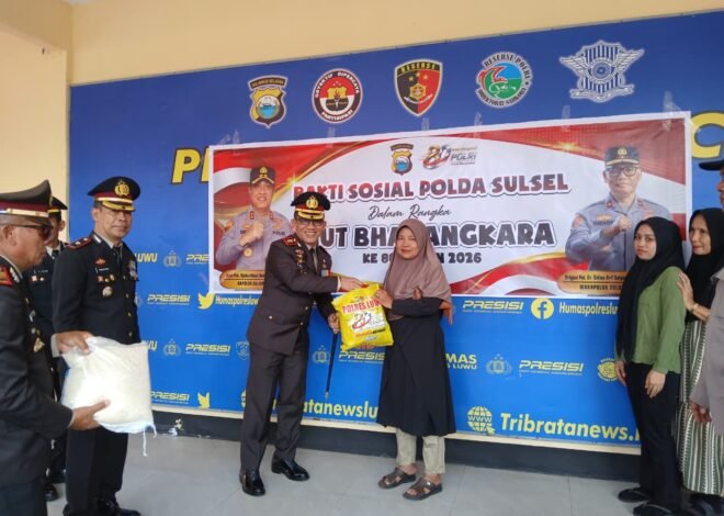 Polres Luwu Salurkan Bantuan Sosial dalam Rangka HUT Bhayangkara ke-80