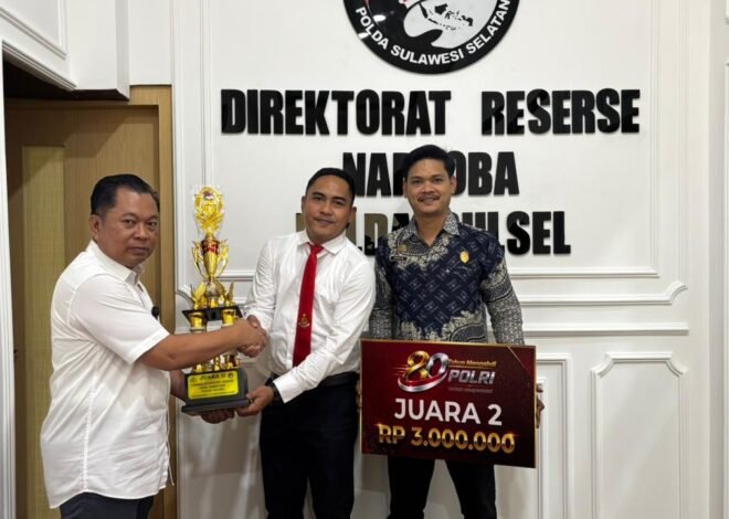 Polres Luwu Raih Juara II Kampung Tangguh Bebas Narkoba Tingkat Polda Sulsel, Bukti Kolaborasi Membangun Generasi Bebas Narkotika