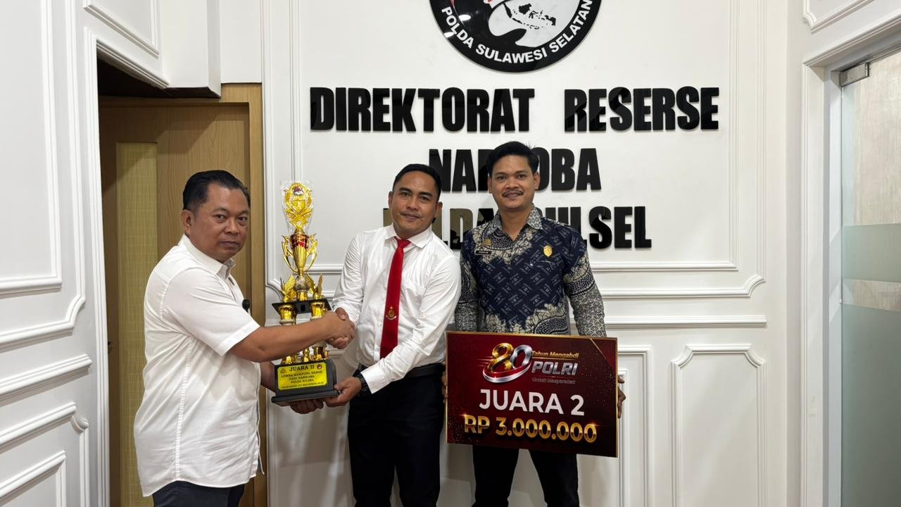 Polres Luwu Raih Juara II Kampung Tangguh Bebas Narkoba Tingkat Polda Sulsel, Bukti Kolaborasi Membangun Generasi Bebas Narkotika