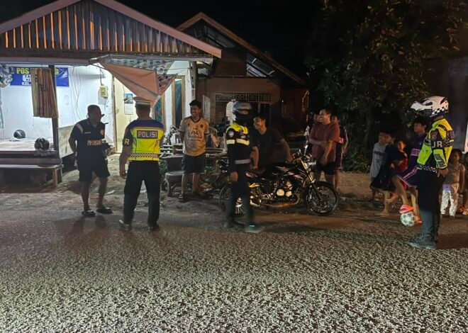 Prioritaskan Keamanan dan Keselamatan Malam Hari, Ditlantas Polda Sulbar Masifkan Patroli di Titik Rawan