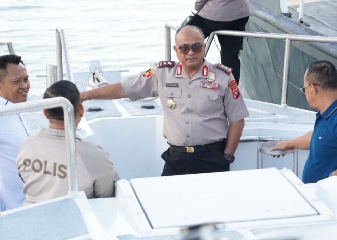 Kapolda Sulbar Cek Kesiapan Kapal Patroli Baru, Perkuat Pelayanan dan Pengamanan Perairan Sulawesi Barat
