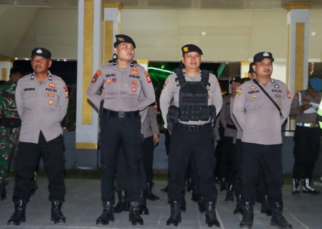 Polres Luwu Pastikan Malam Hiburan Pesta Rakyat Dalam Rangka Hari Jadi Kabupaten Luwu Ke 67 Tahun Berlangsung Aman dan Kondusif
