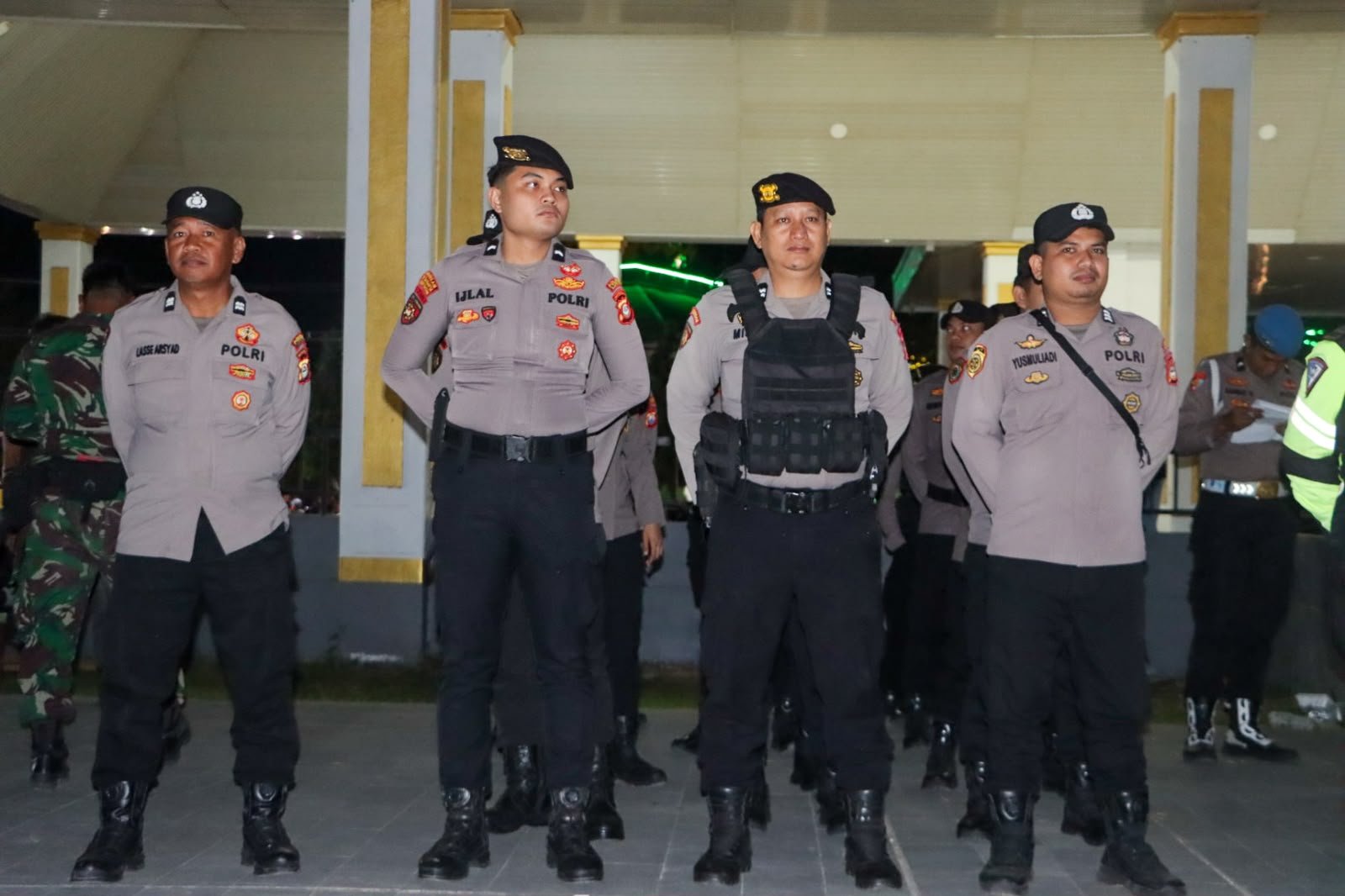 Polres Luwu Pastikan Malam Hiburan Pesta Rakyat Dalam Rangka Hari Jadi Kabupaten Luwu Ke 67 Tahun Berlangsung Aman dan Kondusif