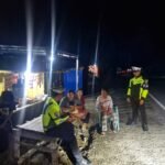 Kedekatan Polantas Polda Sulbar dengan Masyarakat, Jadikan Suasana Malam Hari Lebih Nyaman dan Aman