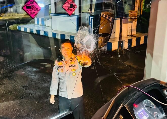 Respon Kilat Call Center 110, Polres Luwu Gerak Cepat Tangani Pelemparan Bus di Suli