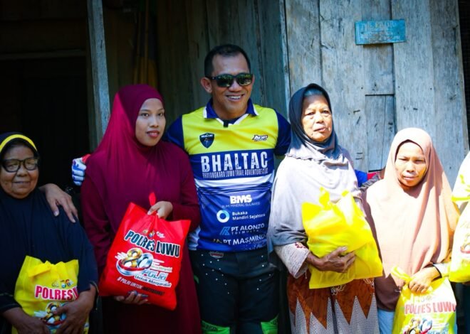 Kapolres Luwu Resmi Lepas 1.700 Rider Trabhara Jelajah Alam Luwu Part 2, Tebar Bakti Sosial hingga Pelosok Desa