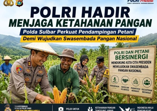 Polri Hadir Menjaga Ketahanan Pangan, Polda Sulbar Perkuat Pendampingan Petani Demi Wujudkan Swasembada Pangan Nasional