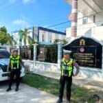 Unit Siaga Satlantas Polres Polman Perkuat Pengamanan Ibadah Minggu Melalui Patroli Dialogis di Sejumlah Gereja