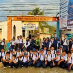 Police Goes to School, Satlantas Polres Luwu Tanamkan Budaya Tertib Berlalu Lintas Sejak Dini di SMPN 3 Belopa