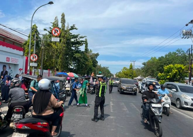 Satlantas Polres Polman Intensifkan Patroli Jam Pulang Sekolah, Wujudkan Lalu Lintas Aman dan Lancar