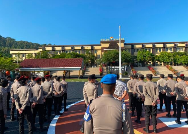 Apel Siaga Kompi Kerangka Polda Sulbar: 347 Personel Siap Bergerak Cepat Antisipasi Situasi Kamtibmas