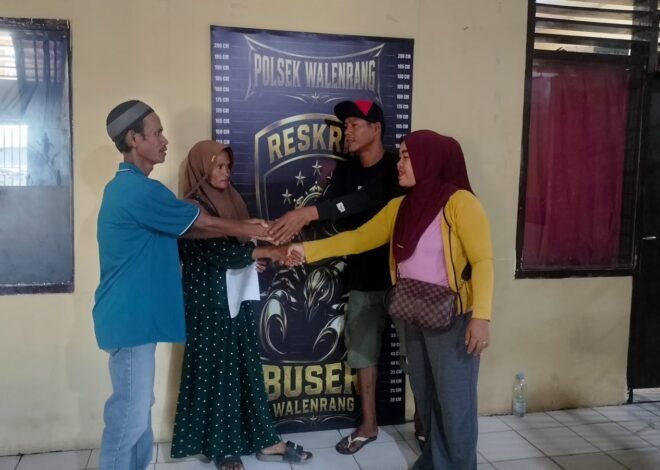 Pelapor dan Terlapor Sepakat Berdamai, Polsek Walenrang Selesaikan Kasus Pengeroyokan Melalui Restorative Justice