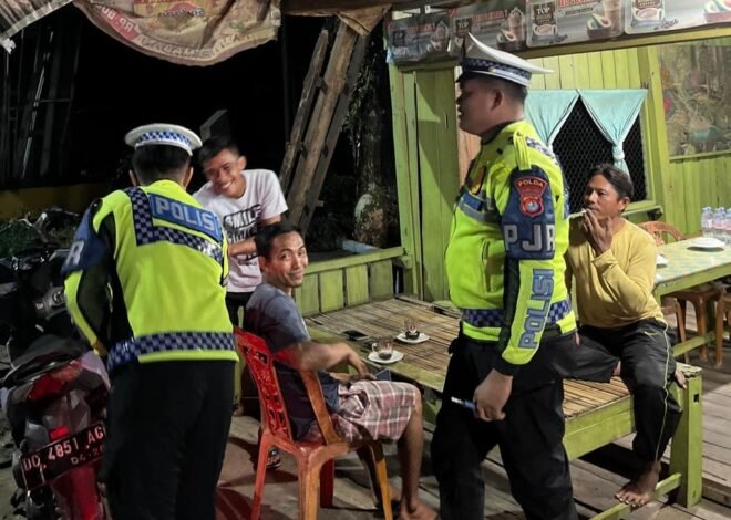 Patroli Rutin Malam Polantas Polda Sulbar: Pendekatan Humanis Wujudkan Rasa Aman dan Tertib Berlalu Lintas