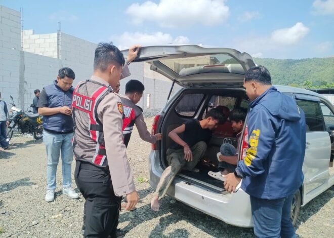 Laporan Masuk ke 110, Gerak Cepat Polres Luwu Selamatkan Terduga Pelaku Pencurian dari Amukan Massa